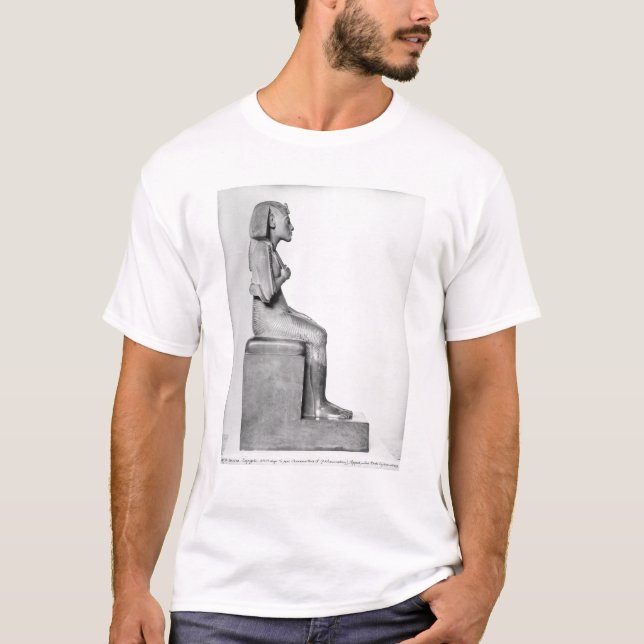Camiseta Estátua assentada de Amenophis IV (Frente)