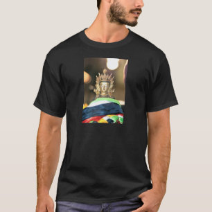 Camiseta Estátua budista de Chenrezig