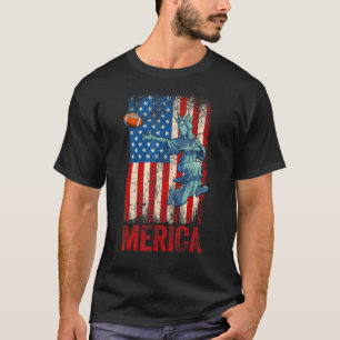 Camiseta Estátua da Liberdade 4 de julho Mulheres Homens U.