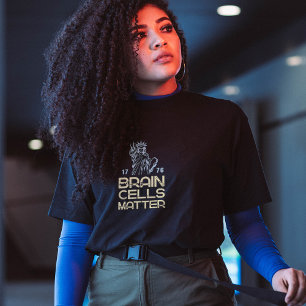 Camiseta Estátua da Liberdade Células Cerebrais Importam An