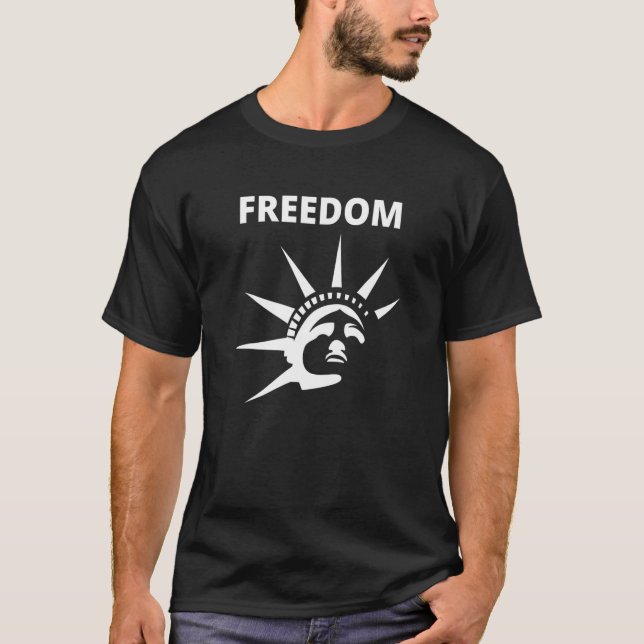 Camiseta Estátua Da Liberdade De Nova Iorque (Frente)