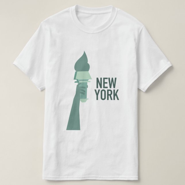 Camiseta Estátua da Liberdade de Nova York (Frente do Design)