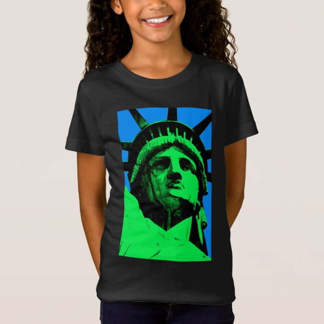 Camiseta Estátua da liberdade do pop art (Frente)