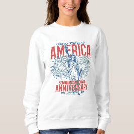 Camiseta Estatua da Liberdade dos EUA 250º Aniversário