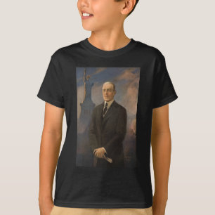 Camiseta Estátua da Liberdade e Presidente Woodrow Wilson