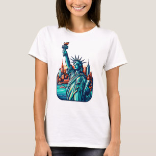 Camiseta Estátua da Liberdade em Nova Iorque
