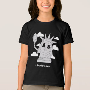 Camiseta Estatua da Liberdade Fofa