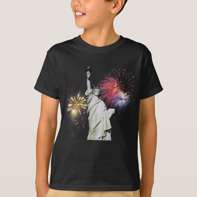 Camiseta Estátua da liberdade - fundo dos (Frente)