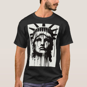 Camiseta Estátua da Liberdade Interpretação Artística Sen