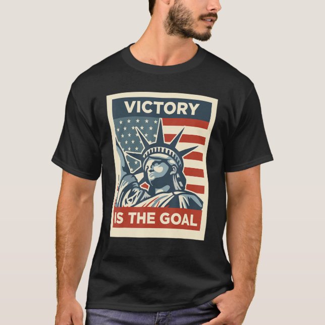 Camiseta Estátua da liberdade Símbolo da liberdade da Améri (Frente)