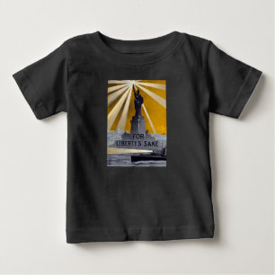 Camiseta Estátua da Liberdade Tocha & Marinha dos EUA Segun