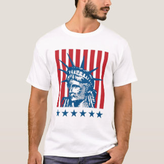 Camiseta Estátua da Liberdade: Um Beacon da Liberdade