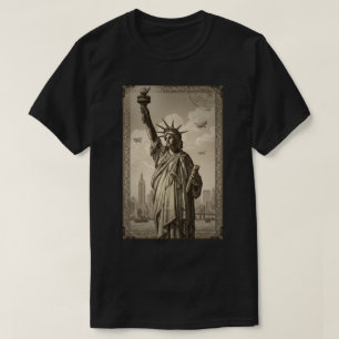 Camiseta Estátua da Liberdade Vintage