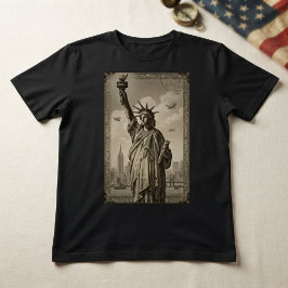 Camiseta Estátua da Liberdade Vintage
