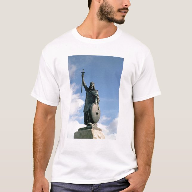 Camiseta Estátua de Alfred o excelente (Frente)