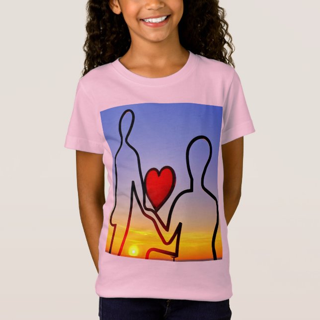 Camiseta Estátua de amor (Frente)