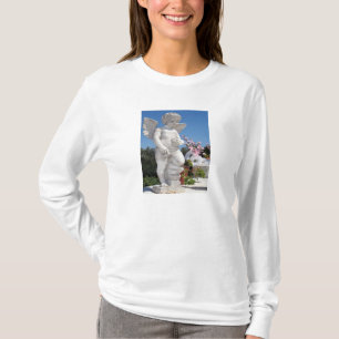 Camiseta Estátua De Anjo Em Branco