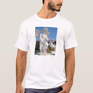Camiseta Estátua De Anjo Em Branco
