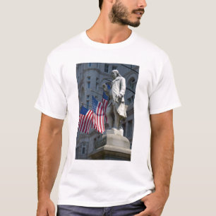 Camiseta Estátua de Benjamin Franklin em Washington, DC