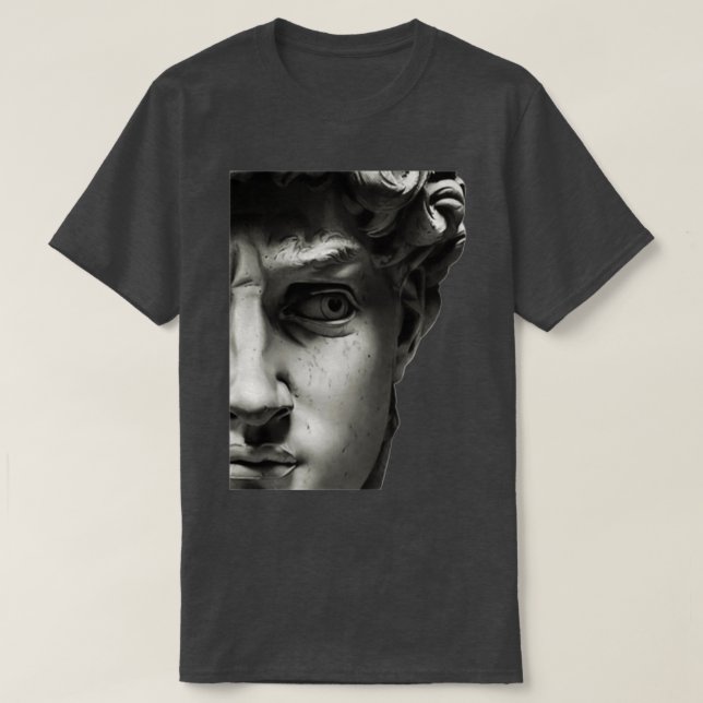 Camiseta Estátua de David (Frente do Design)