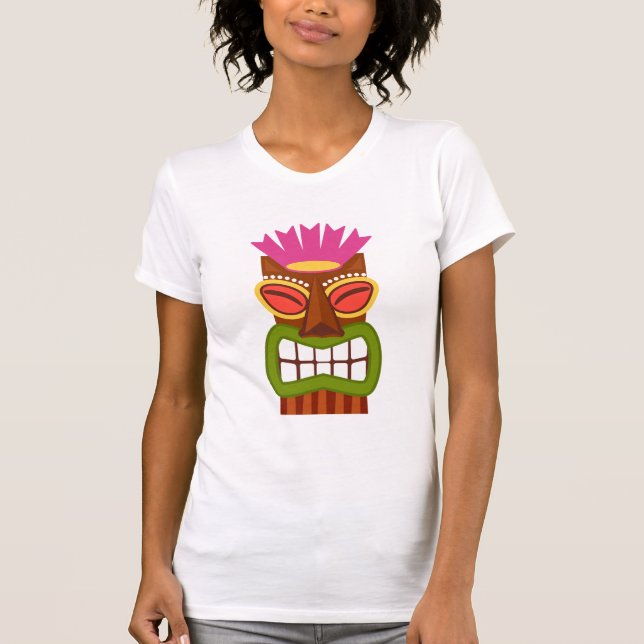 Camiseta Estátua de Deus Tiki (Frente)