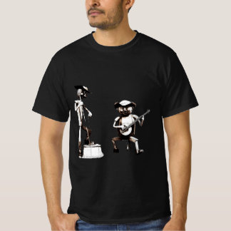 Camiseta estátua de músicos de bluegrass de Waynesville