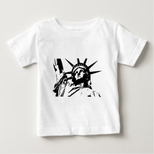 Camiseta Estátua de pop Art da Liberdade