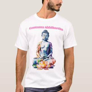 Camiseta estátua Gautama Siddhartha