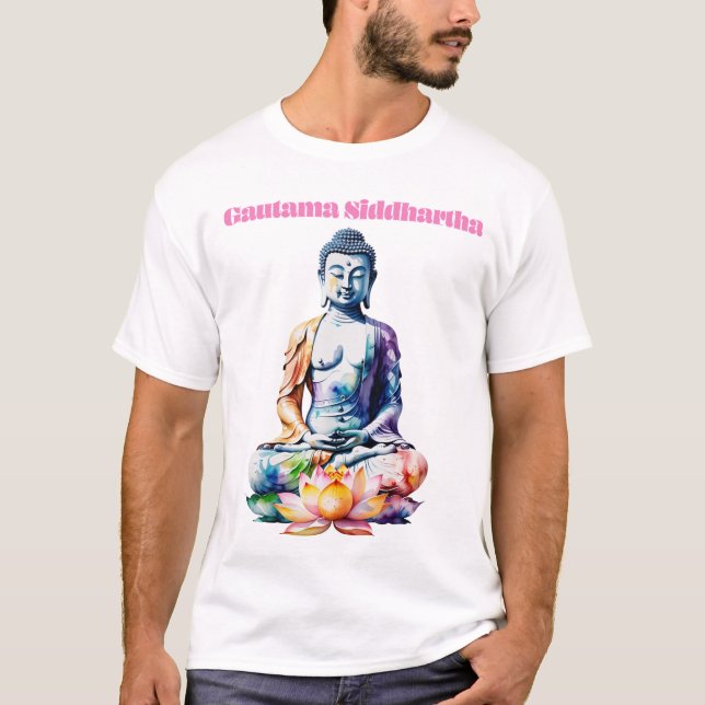 Camiseta estátua Gautama Siddhartha (Frente)