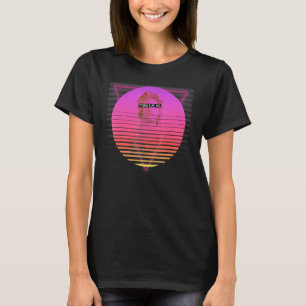 Camiseta Estátua grega Helios Retro Vaporwave Aestética 80s