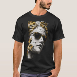 Camiseta Estátua Legal com Óculos de Sol – Sabedoria Antiga