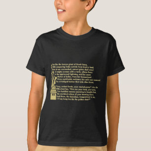 Camiseta Estátua Minimalista Liberdade Novo Colosso Patriót