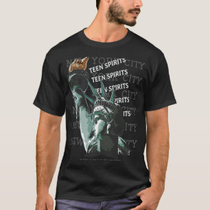 Camiseta Estátua Nova Iorque da Liberdade Teen Spirit Freed