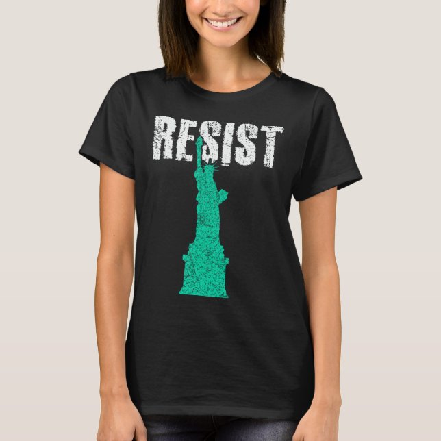 Camiseta Estátua Resistente Da Liberdade 1 (Frente)