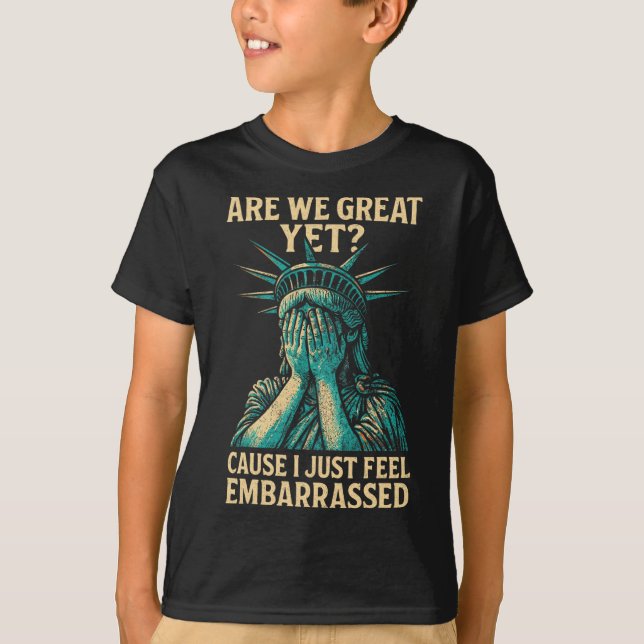 Camiseta Estátua Resistente Da Liberdade Ainda Somos Excele (Frente)