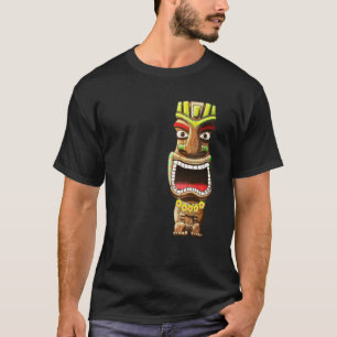 Camiseta Estátua Tiki Polinésia Havaiana