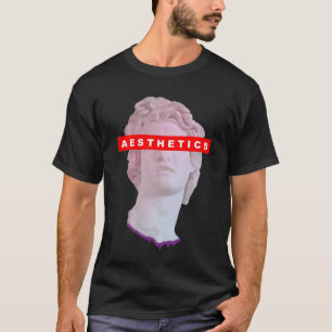 Camiseta Estátua v2 de Vaporwave