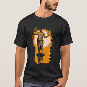 Camiseta Estátua Vintage Hefesto História Grega Deus Grécia