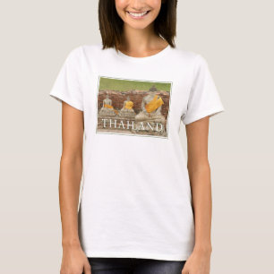 Camiseta Estátuas de Budas Sentados   Ayutthaya, Tailândia