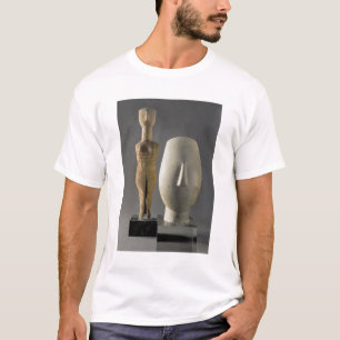 Camiseta (Estatueta com braços cruzados, Cycladic de Lto