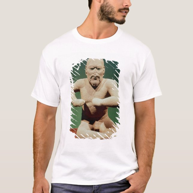 Camiseta Estatueta de um lutador (Frente)