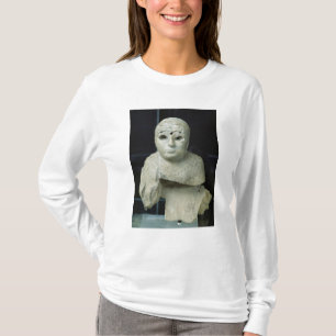 Camiseta Estatueta de uma mulher com xaile, período de
