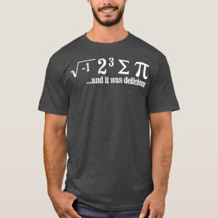 Camiseta estava delicioso