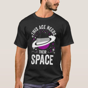 Camiseta Este Ace Precisa De Sua Assexualidade Espacial Sat