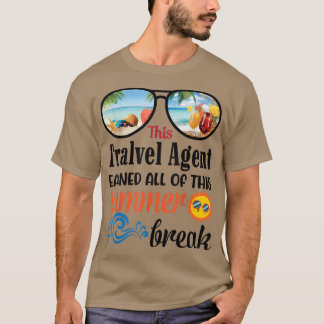 Camiseta Este Agente De Viagem Ganhou Toda Esta Pausa De Ve