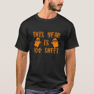 Camiseta Este Ano É Boo Sheet Boo Ghost Halloween Engraçado