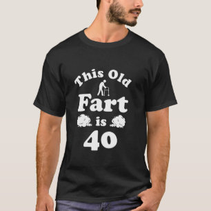 Camiseta Este Antigo Homem Tem 40 Velhinhos Engraçados Velh