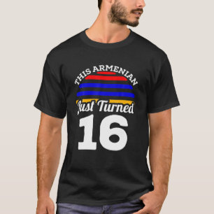 Camiseta Este Armênio Acabou De Transformar 16 Armênia Em 1
