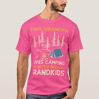 Camiseta Este Avô Adora Acampar Com Seus Netos - Ca