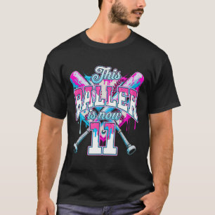 Camiseta Este Baller Agora É Um 11 De Beisebol De 11 Sorvet